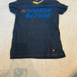 Aviator Nation Kids Blue Graphic T-Shirt
